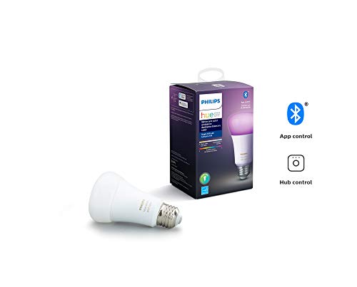 Philips Hue White and Color Ambiance A19 (Bluetooth + Zigbee)