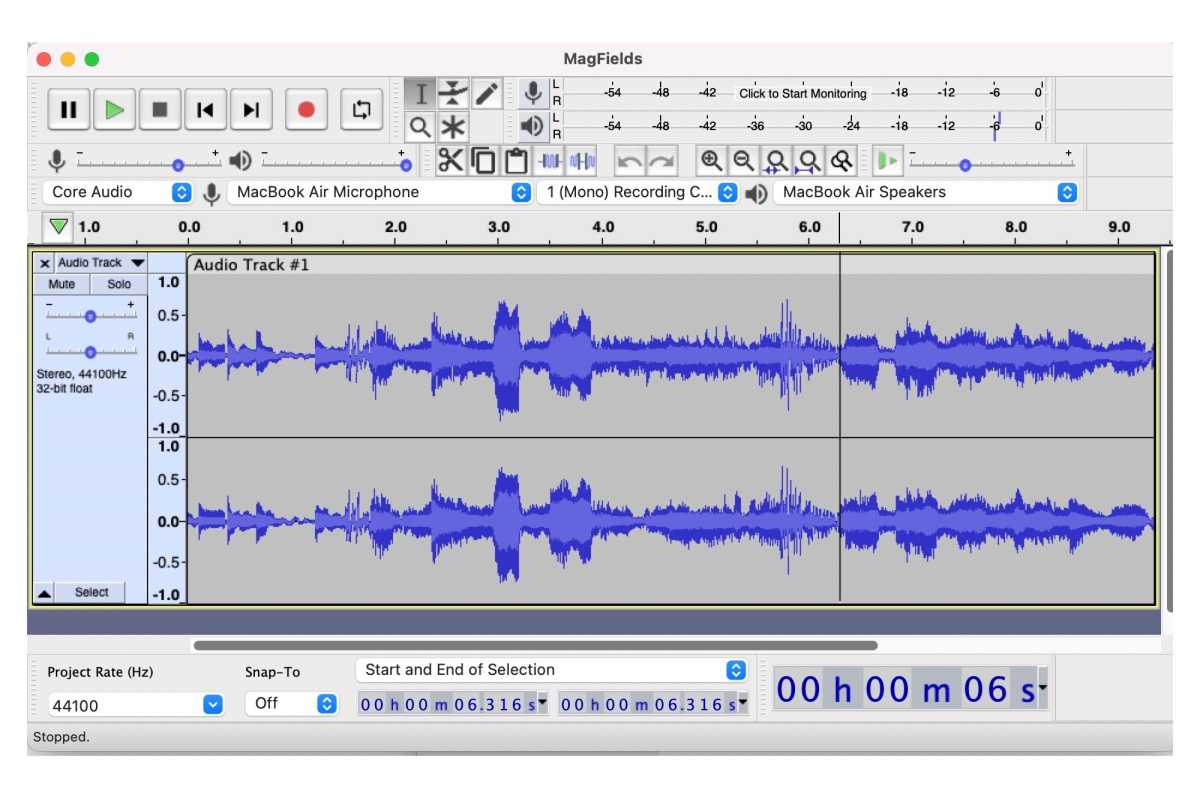 Using Audacity to rip vinyl