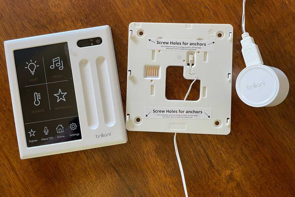 Brilliant plug-in smart home panel kit