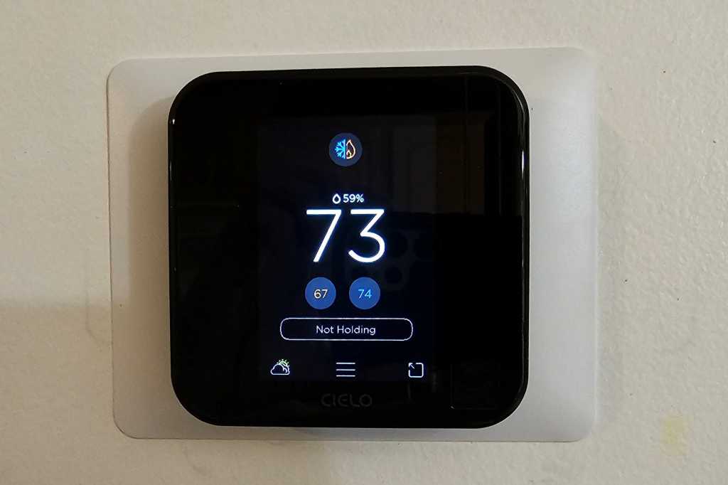 Cielo Smart Thermostat installed