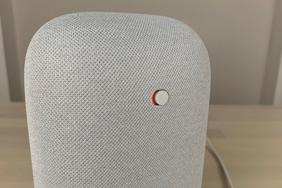 google nest audio mic mute switch