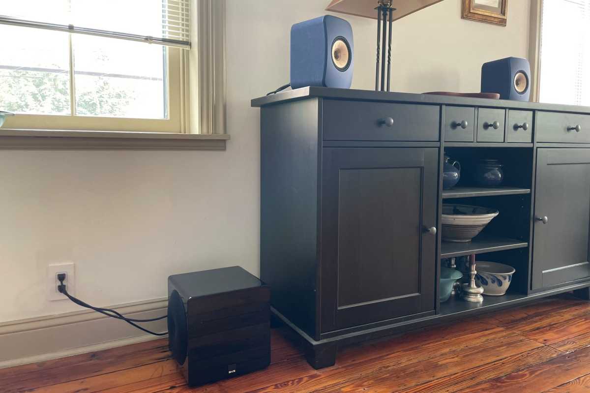 KEF LSX II with SVS subwoofer