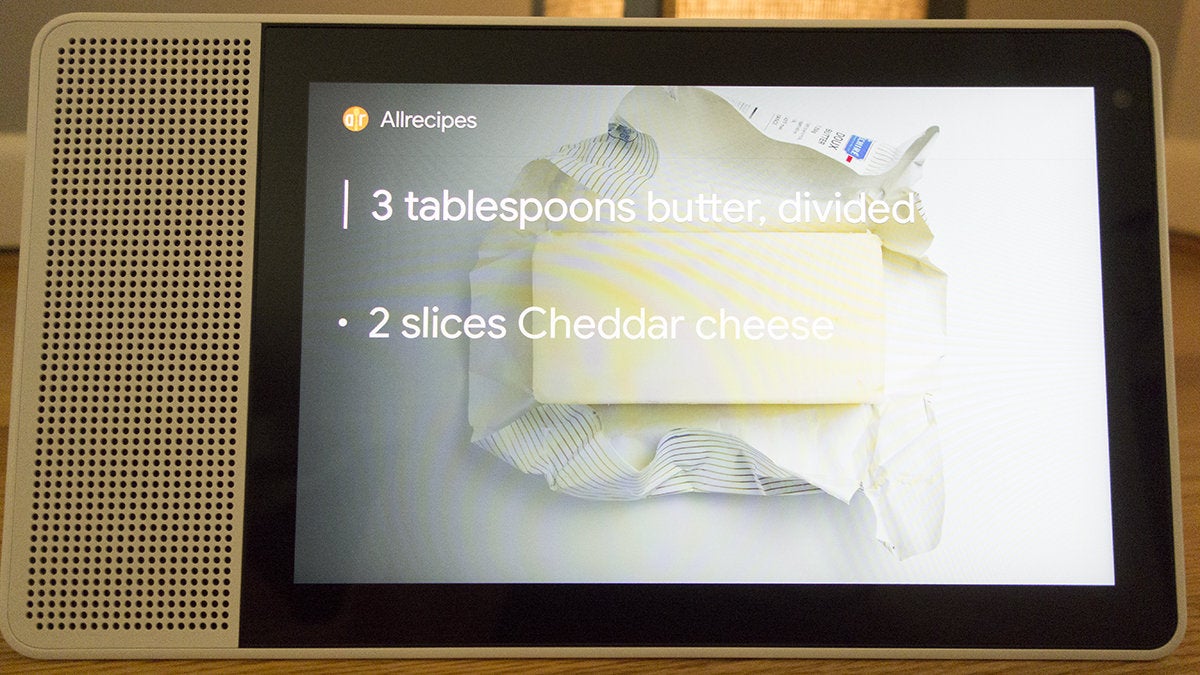 lenovo smart display recipe