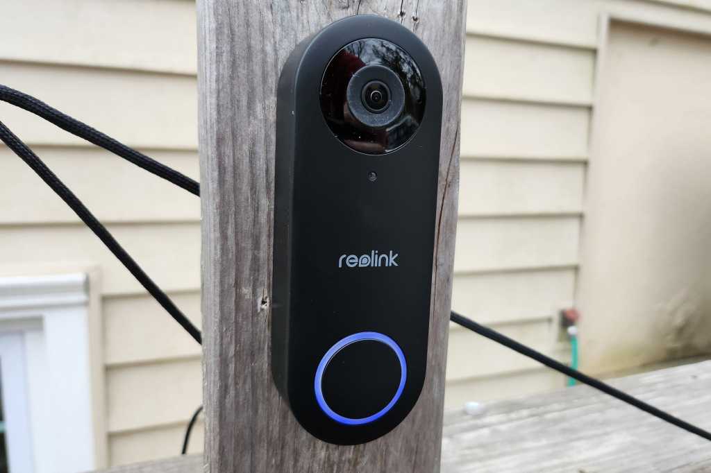 Reolink doorbell installed