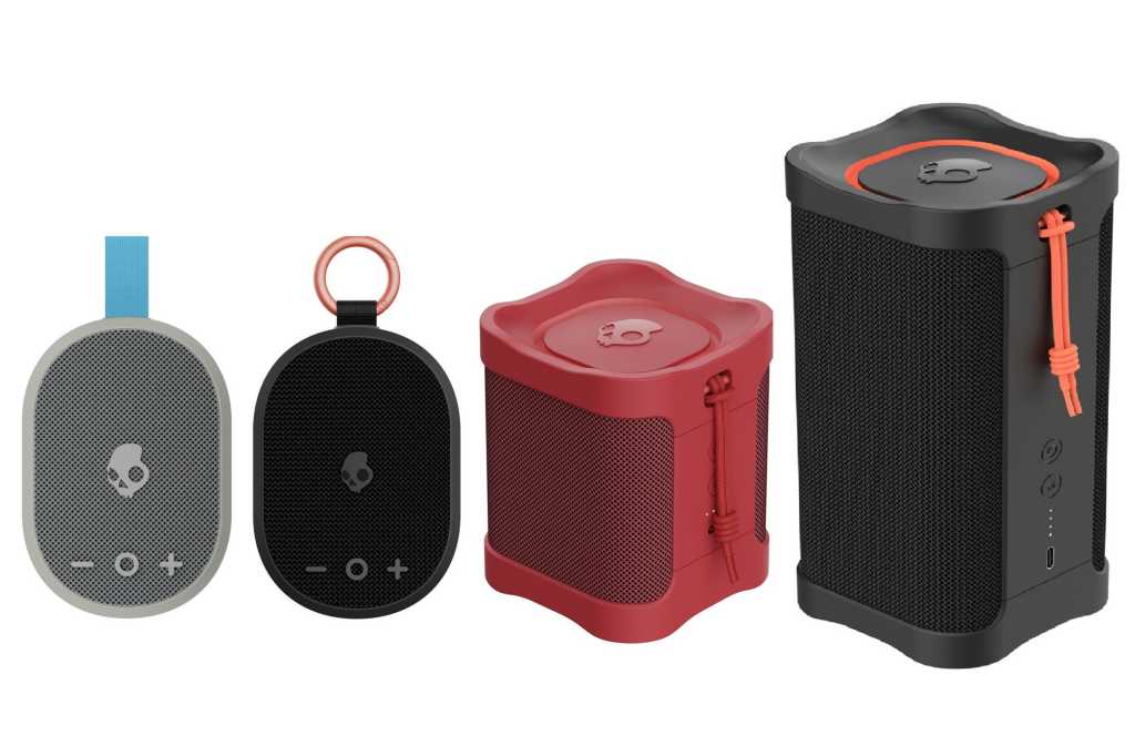 Skullcandy Ounce, Kilo, Terrain Mini, and Terrain XL Bluetooth speakers