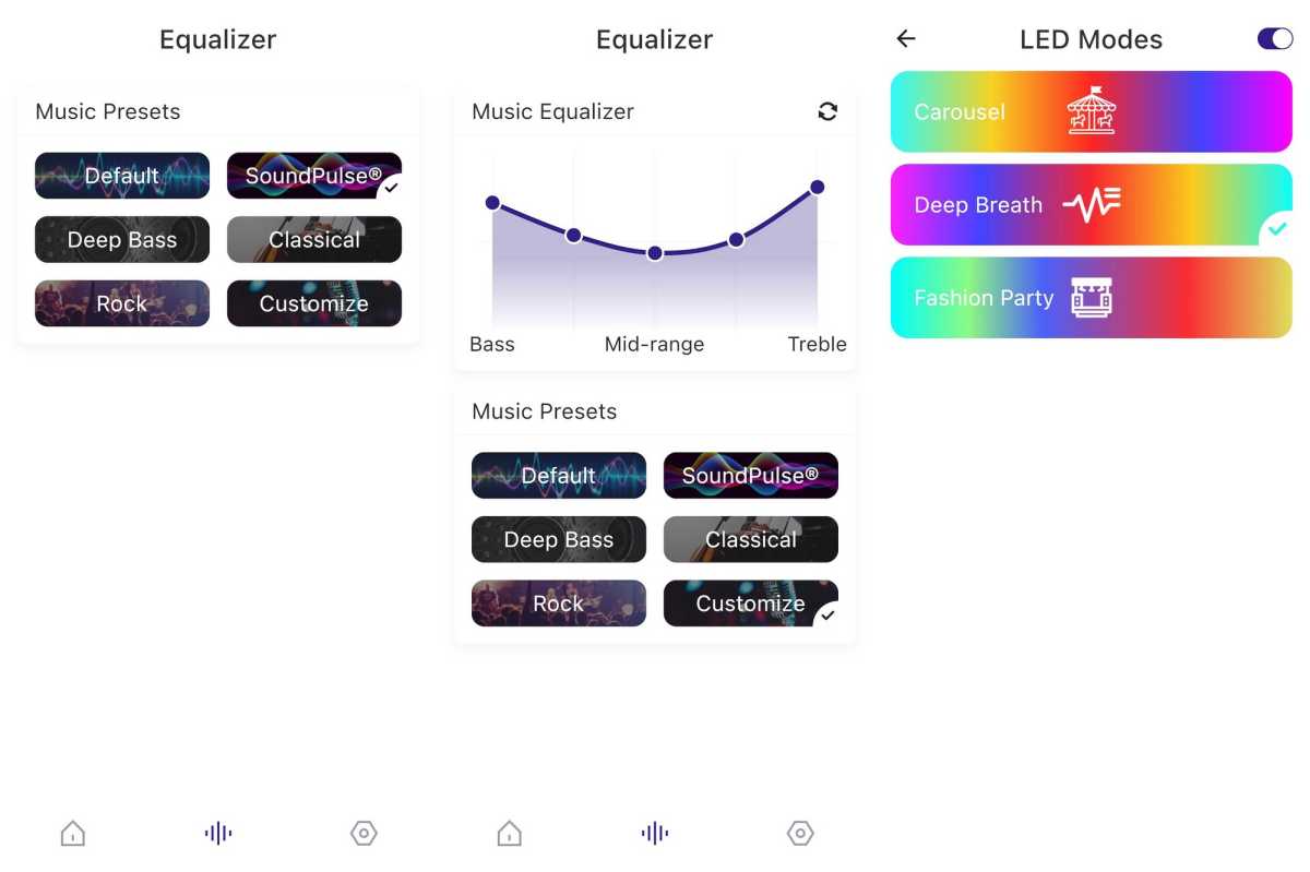 Tronsmart Bang Max app screenshots