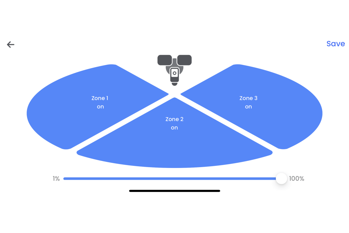 Lorex app motion detection zones